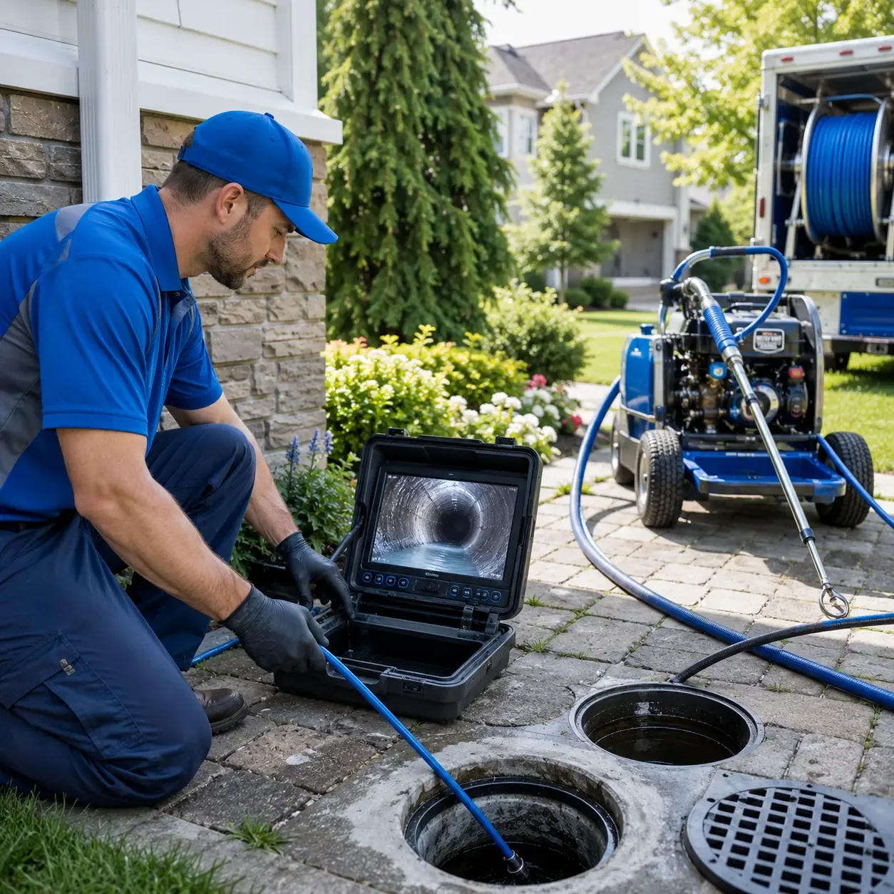 Outdoor drain cleaning professionals serving Ida, MI
