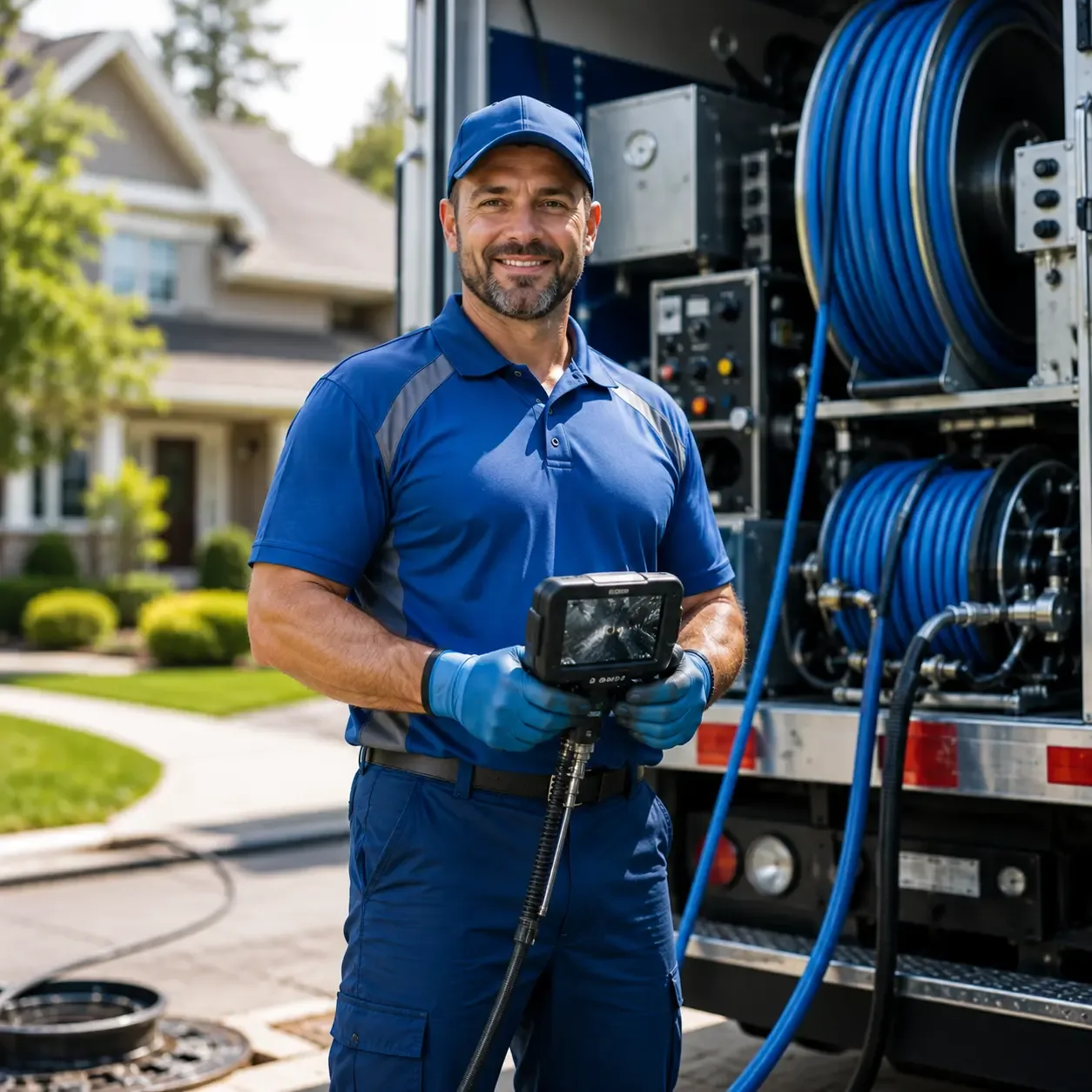Local outdoor drain cleaning specialists in Ida, MI